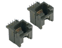 RJ45卡板式PCB网络插座(TM-SP-158P插入式)