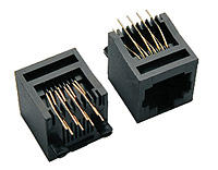 网络插座，RJ45JACK全塑直插(TM-52A8811S)