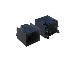 超薄全塑带灯MINIRJ45连接器(TM-52T8811SL1-圆针)