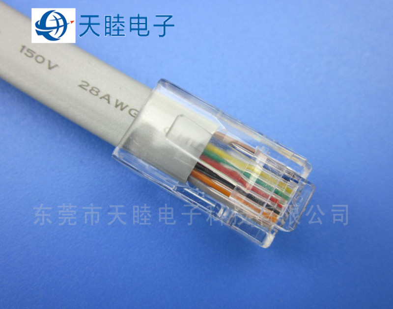 RJ45水晶头高清图片